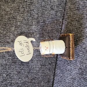 Smores "let's get toasted " Christmas Holiday Ornament